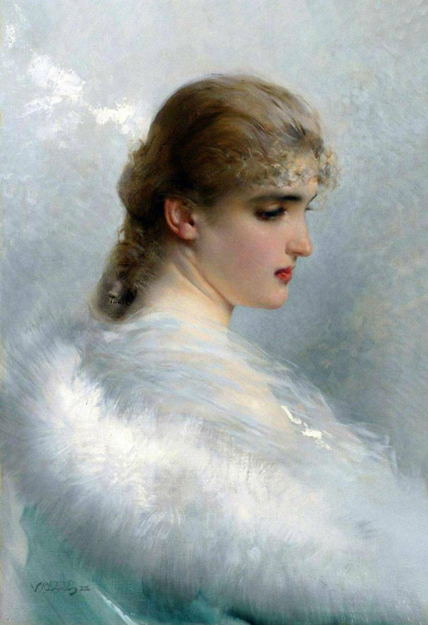 Vittorio-Matteo-Corcos-Italian-artist-1859-1933-Portrait-of-a-Young-Beauty (479x700, 308Kb)