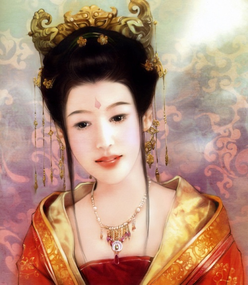 Chinese Paintings of girls10 (500x574, 264Kb)