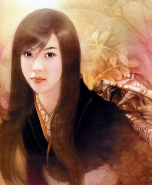 Chinese Paintings of girls14 (500x610, 234Kb)