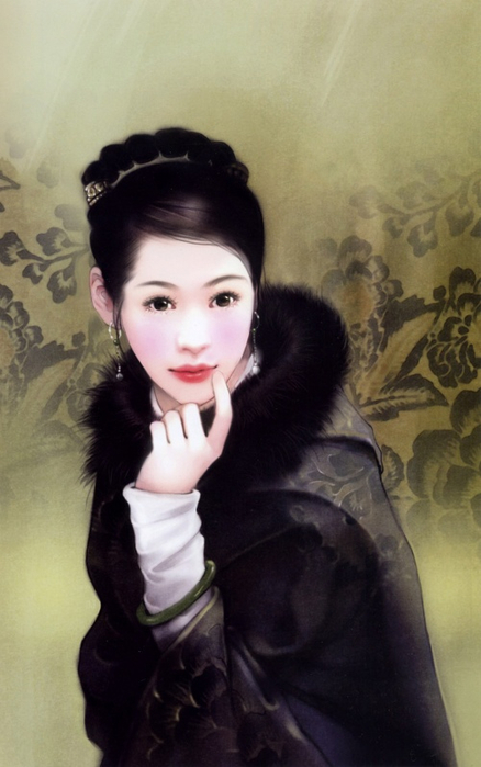 Chinese Paintings of girls31 (438x700, 250Kb)