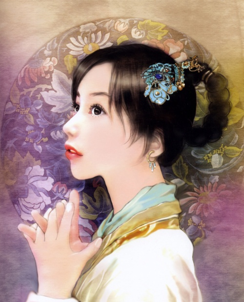 Chinese Paintings of girls41 (500x619, 267Kb)