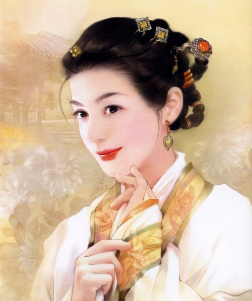 Chinese Paintings of girls44 (500x598, 231Kb)