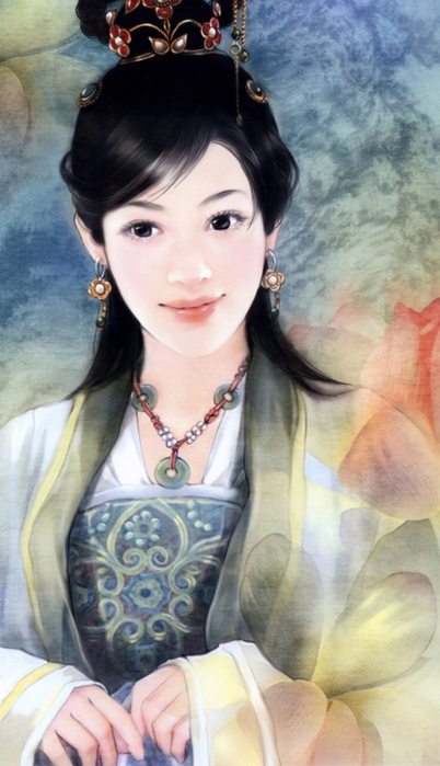 Chinese Paintings of girls47 (402x700, 282Kb)