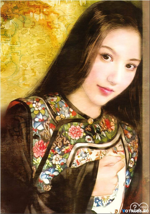 Китайские девушки от тайваньской художницы Der Jen30 (490x700, 411Kb)
