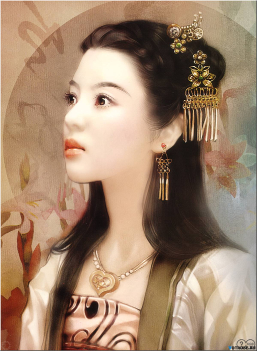 Китайские девушки от тайваньской художницы Der Jen40 (514x700, 374Kb)