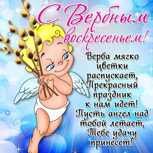 С вербным воскресеньем картинки поздравление