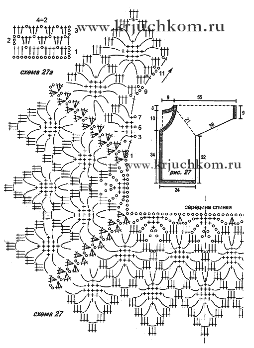 Кофточки вязанные крючком схемы девочками Кофточки вязанные крючком схемы девочками