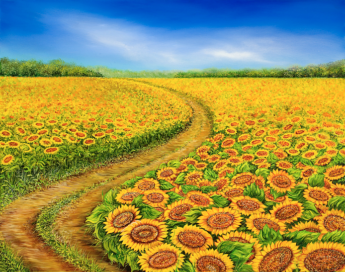 sunflowers (694x547, 919Kb)