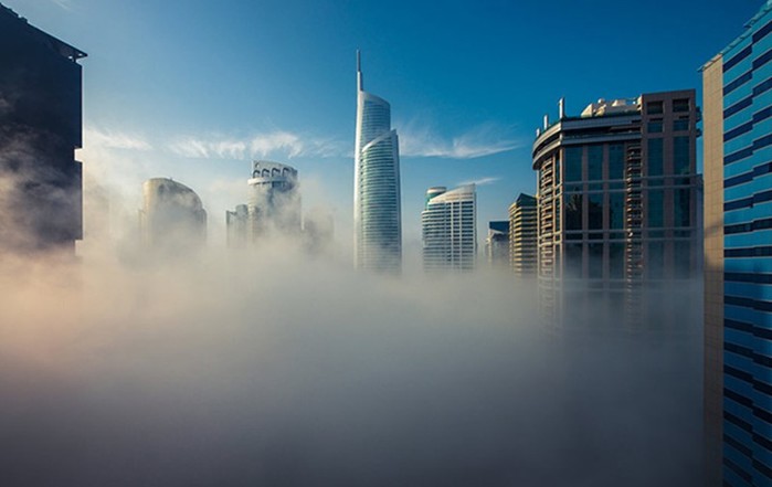Дубаи в облаках - фотограф Себастьян Опитз