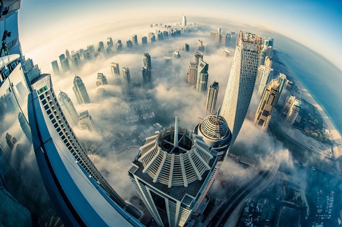 Дубаи в облаках - фотограф Себастьян Опитз
