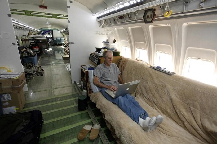 Американский пенсионер из Орегона построил дом из Boeing 727