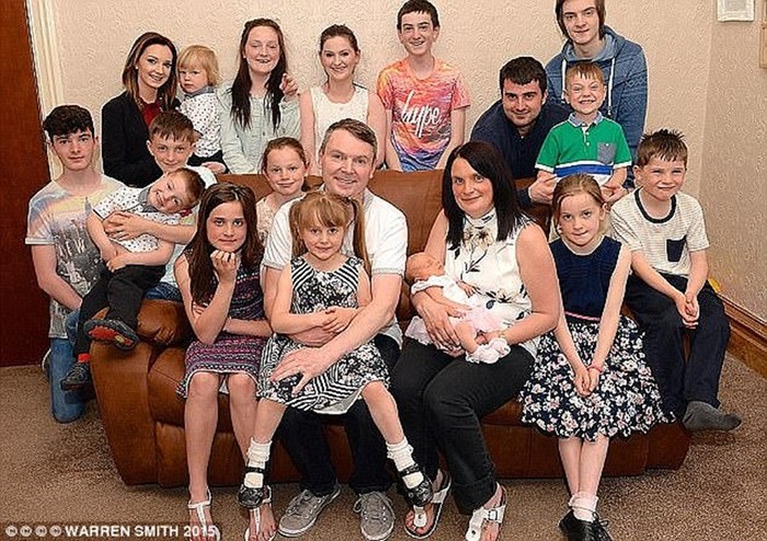 В самой многочисленной семье Великобритании родился 20 й ребенок