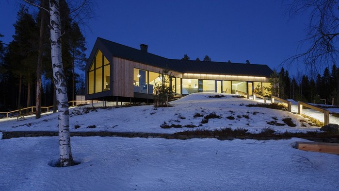 Просто, но со вкусом: загородный дом в Финляндии