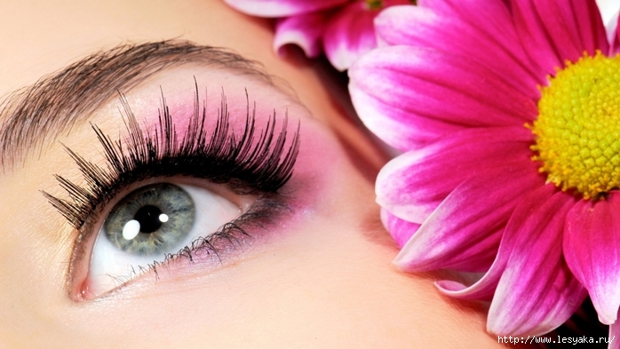 3925073_beautifuleyemakeupwithflower2560x1440_1 (700x393, 211Kb)