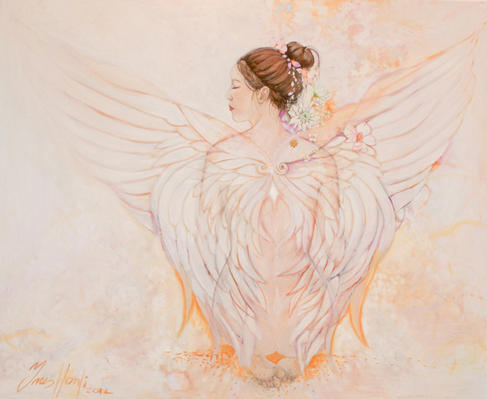 Angel-oil-on-canvas-100x120-cm-by-Ines-Honfi (700x572, 449Kb)