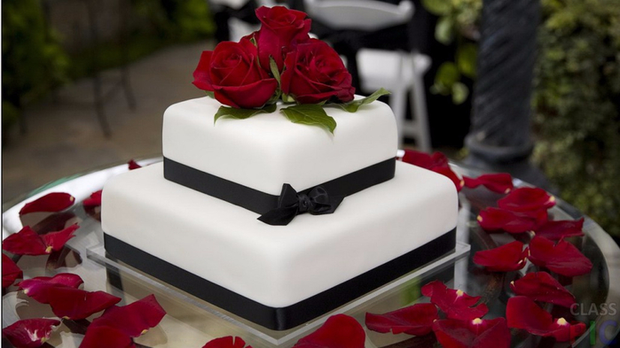 Красивые свадебные торты и сладости на свадьбу30 (700x393, 236Kb)