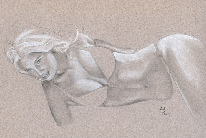 girl_in_a_bikini_drawing_by_abraun-d4ye0pf (700x471, 312Kb)