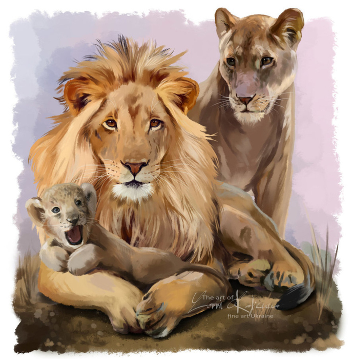 my_family_and_i__lion_pride__by_kajenna-dbdqsw7 (687x700, 430Kb)