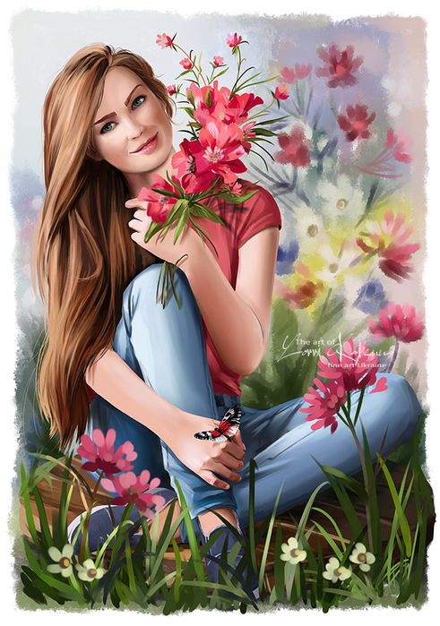 the_wild_flowers_by_kajenna-dbdd7gr (491x700, 443Kb)