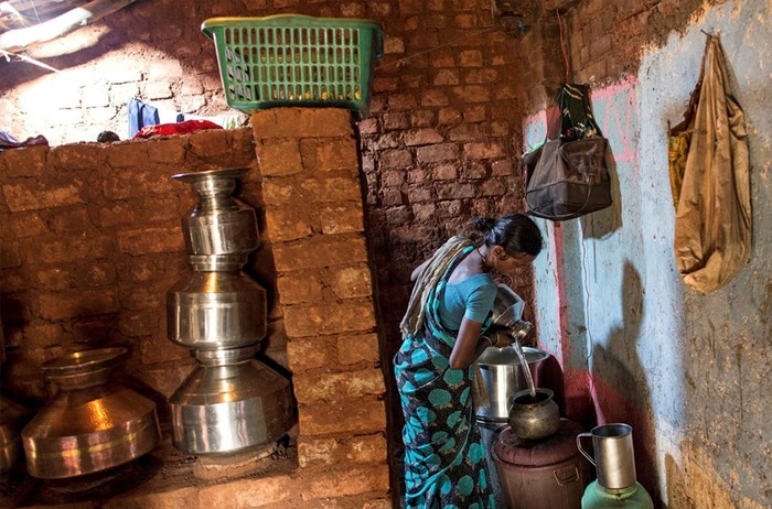 Водные жены Индии. Фотопроект о жизни сельской семьи в штате Махараштра