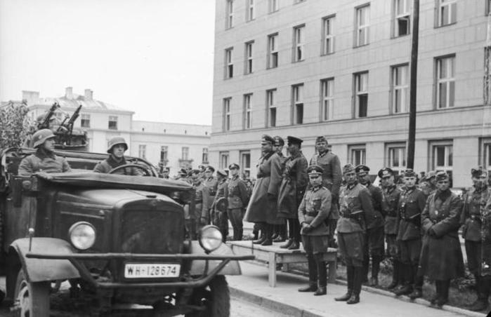 Совместный парад Вермахта и Красной Армии в Бресте