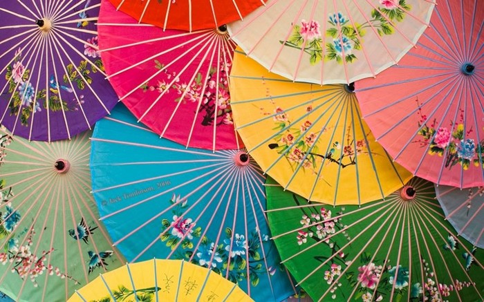 Китайские бумажные зонты — символ Поднебесной с древних времен