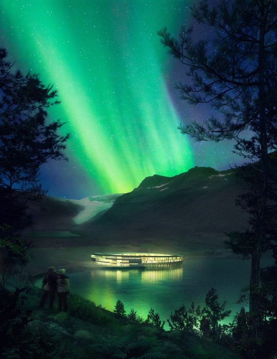 Суперпроект норвежского отеля на солнечных батареях в арктическом климате