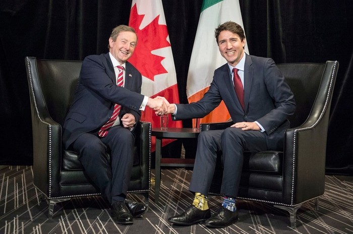 Яркие носки канадского премьер министра Джастина Трюдо