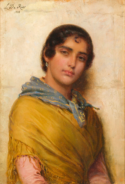 Luigi_Da_Rios_Popolana_veneziana,_1886 (477x700, 427Kb)