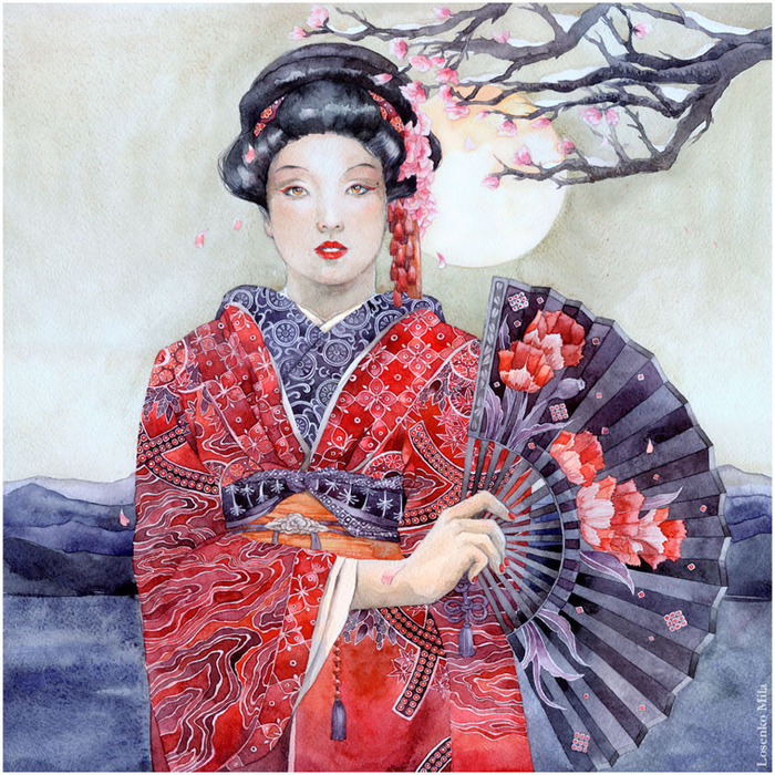 1___comission__red_kimono___by_losenko-d4zps9p (700x700, 692Kb)
