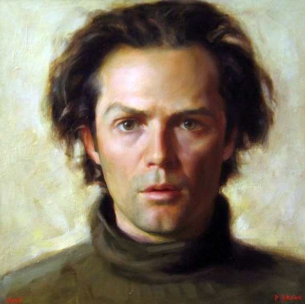 Paul S. Brown. Self-Portrait - Copy (594x593, 85Kb)