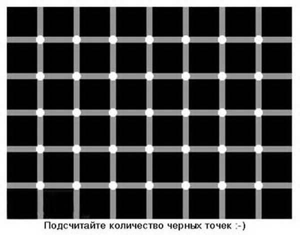 Иллюзия 5. Черные точки (600x470, 50Kb)