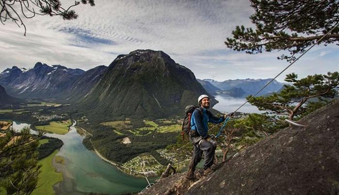 «Стальная тропа» (Via Ferrata): горный аттракцион в Норвегии