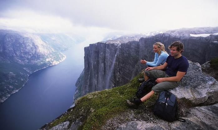 «Стальная тропа» (Via Ferrata): горный аттракцион в Норвегии