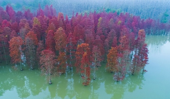 Красивые фотографии: Китай с высоты птичьего полета 