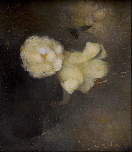 Rose and Lily in Glass. 1912 (520x600, 168Kb)