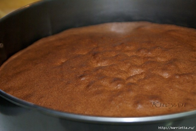 Кофейно-шоколадный торт с абрикосовым джемом (10) (655x438, 127Kb)