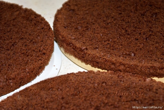 Кофейно-шоколадный торт с абрикосовым джемом (12) (655x438, 198Kb)