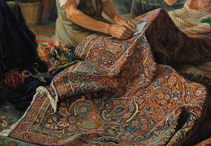 Jafar-Petgar-Carpet-Mender-1943-detail-1 (700x484, 477Kb)