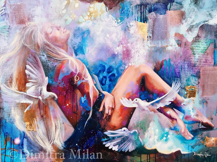 Красивые картины Димитры Милан (Dimitra Milan)39 (700x524, 506Kb)
