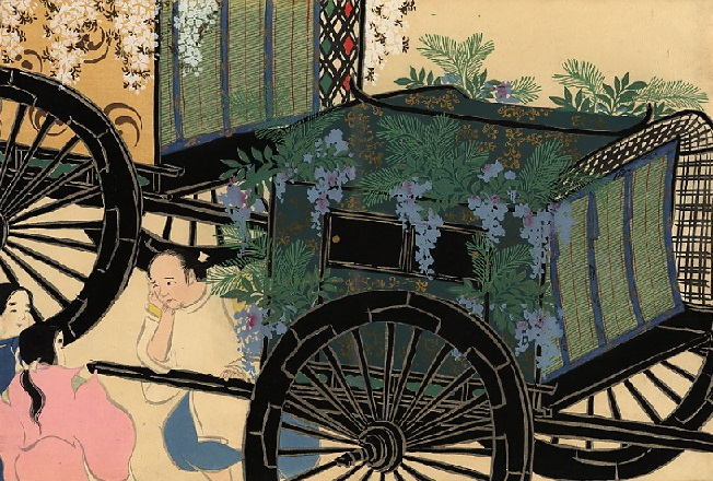 The Carriages  (study of carriages bedecked with flowers). 1909 (652x440, 374Kb)