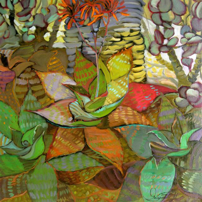 Фантастические цветы Марины Якименко8 (700x700, 653Kb)