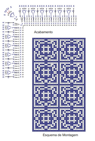 Стильный коврик крючком в португальском стиле (4) (393x578, 232Kb)