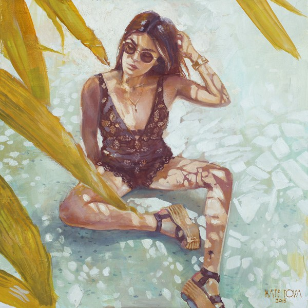 Dulceida-in-Miami.-30x30cm.12x12-inches.-Oil-on-canvas.-2015-By-KATE-TOVA (600x600, 352Kb)