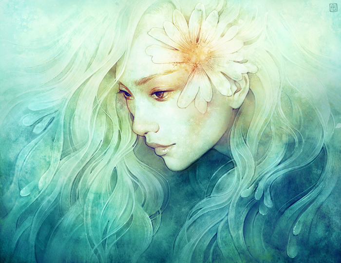 Женский портрет Anna Dittmann28 (700x541, 493Kb)