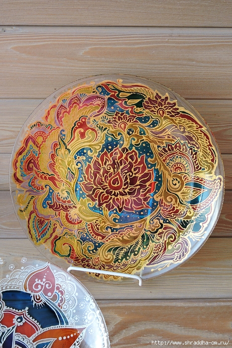 тарелка декоративная от Shraddha (2) (466x700, 379Kb)