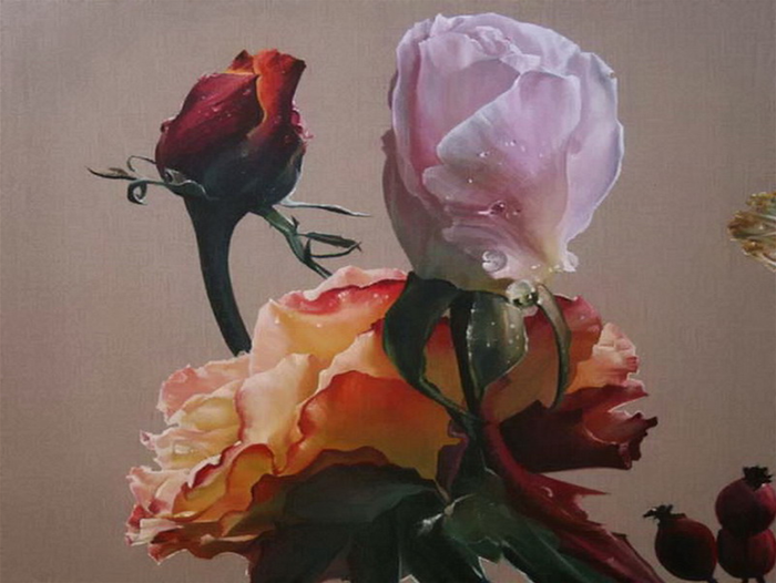 цветы от художницы Anne Middleton4 (700x526, 411Kb)