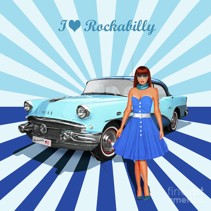 i-love-rockabilly-variant-2-in-blue-monika-juengling (700x700, 414Kb)