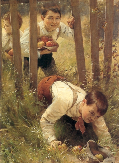 stealing-apples (400x550, 289Kb)