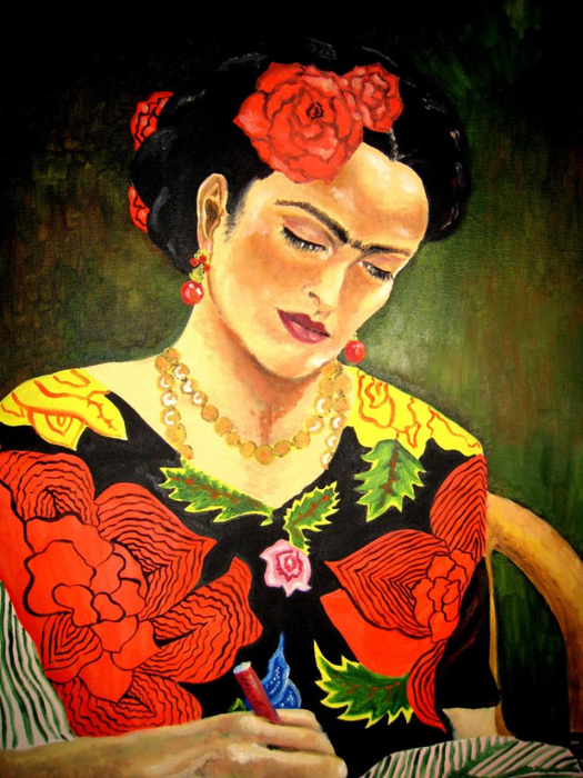 Художница Фриды Кало (Frida Kahlo)5!! (525x700, 460Kb)
